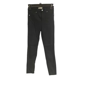 Madewell 10” high rise skinny black jeans